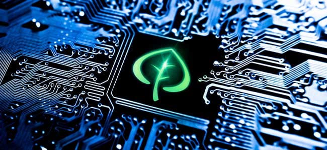 Sustainable technology illustration